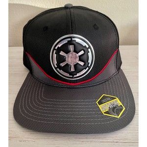 Star Wars Empire Chrome Emblem Logo Adjustable Hat Cap Snapback Hot Topic